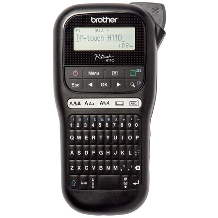 Brother - Label printer P-touch TZe PT-H110 portable qwerty 12mm black