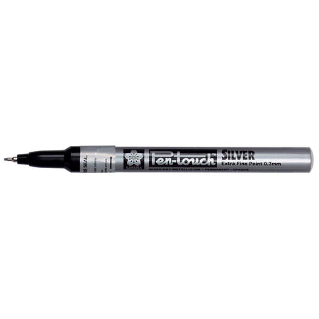 Sakura -  paint Marker Pen-Touch punt van 0,7 mm, zilver
