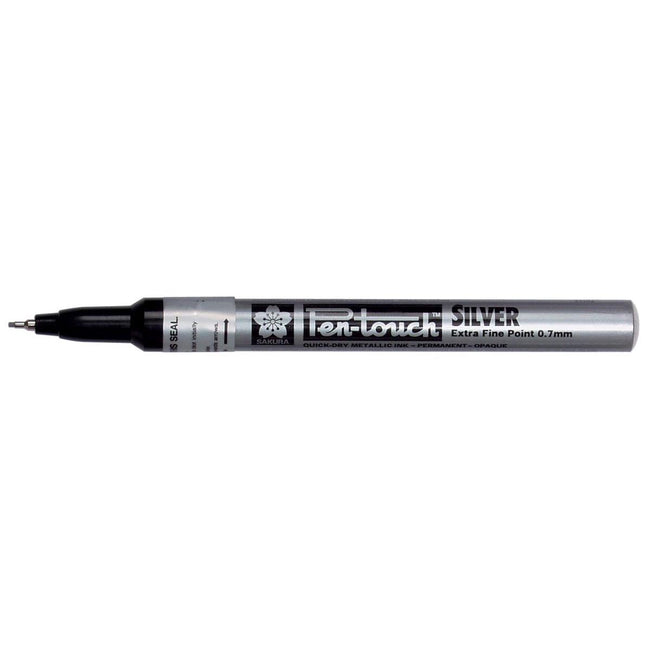 Sakura - Rotulador de pintura con punta táctil de 0,7 mm, plateado