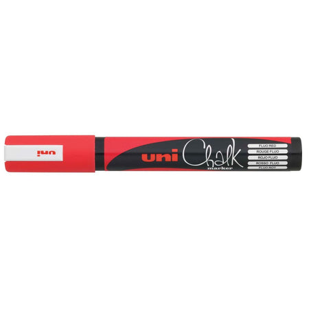 Uni-ball -  Krijtmarker rood, ronde punt van 1,8 2,5 mm