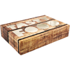 Klika - Caja de catering | Comida sabrosa | cartón + PP | 357x247x80mm | 10 piezas