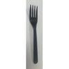 TENEDOR Plastico PP 18cm reutilizable NEGRO 50 piezas