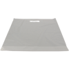 Plastic tassen wit 37x44+2x4cm 50my 500 stuks