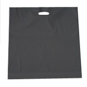 Plastiktüten schwarz 50 Mikron 45x50 + 2x4cm 500 Stk.