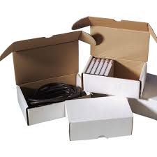 SendProof® - Postal parcel box | corrugated cardboard | 315x215x60mm | punched | white | 25 pieces