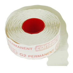 Kontakt - Etikett | Preisschild | Papier | dauerhaft | 25x16mm | weiß | 18 Rollen