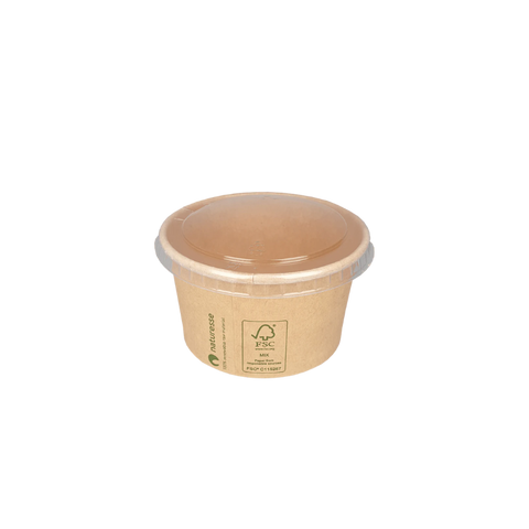 Klika - Bowl 90cc Ø75 mm 3oz Karton Kraft Bio | 50 pièces