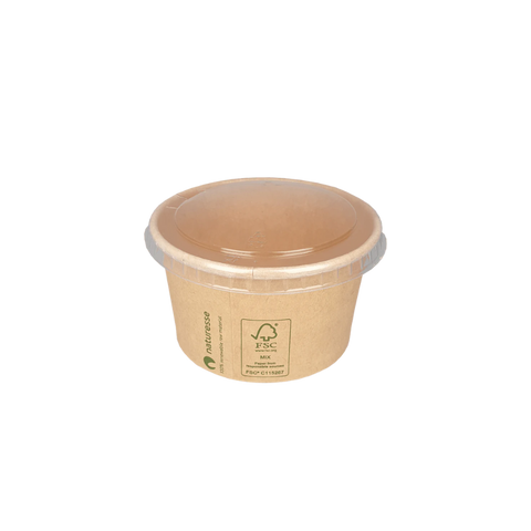 Klika - Bowl 150cc Ø85mm 5oz Karton Kraft Bio | 50 Stück