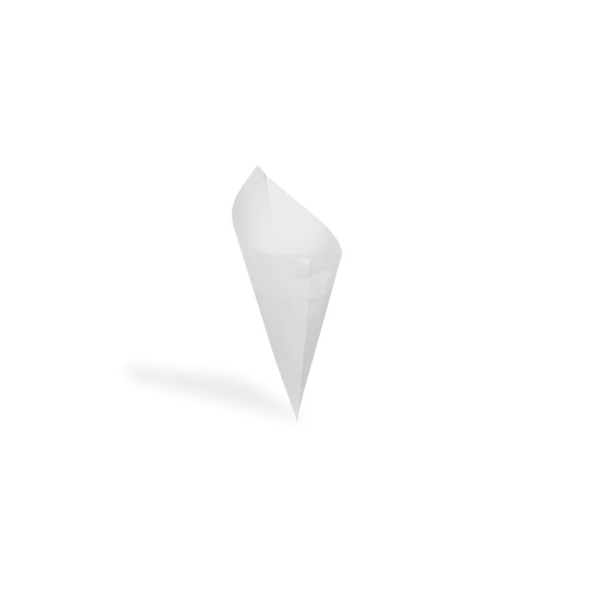 Bolsas Plastico - Bolsas cono k17 sucedáneo blanco en blanco 10 kilos