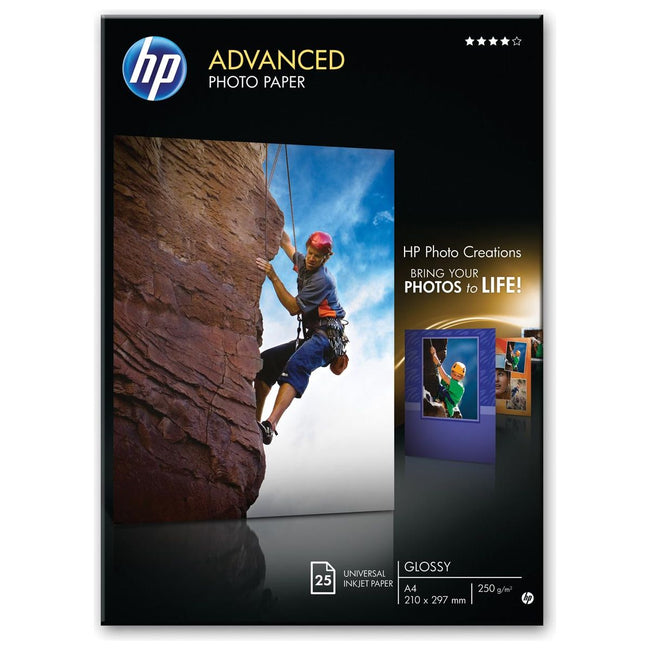 HP - Advanced fotopapier ft A3, 250 g, pak van 20 vel, glanzend