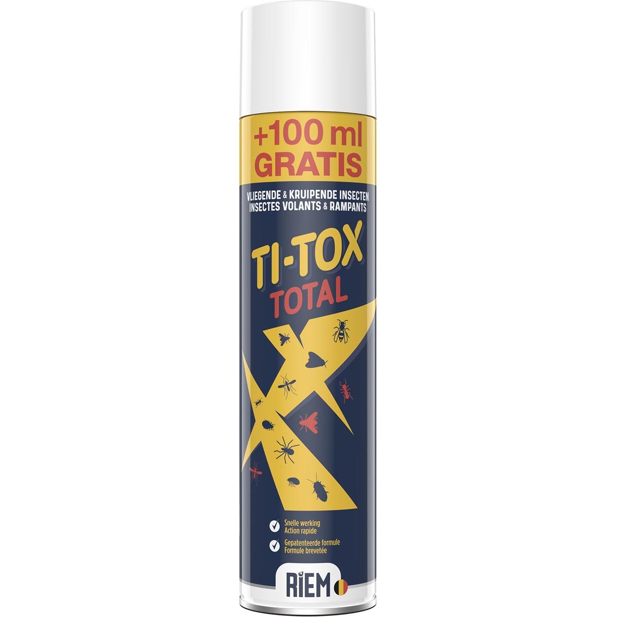 Riem -   Ti-Tox insecticide Total, spray van 500 ml + 100 ml gratis