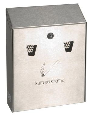 Rubbermaid Commercial Products – Wandaschenbecher, 25,4 x 7,6 x 31,8 cm, verzinkter Stahl