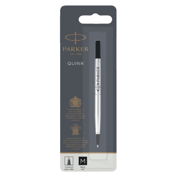 Tintenroller-Mine Parker Quink mittelschwarz Blister à 1 Stück | 12 Stück