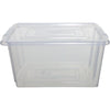 Whitefurze - Stack Store Petite boîte de rangement 14 litres sans couvercle, transparente