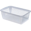 Whitefurze - Mini panier de rangement 25 cm, transparent