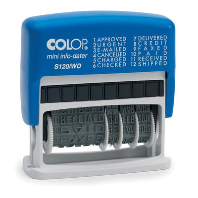 Colop - Dateur Word S120 mini-info dateur 4mm Français