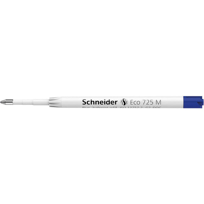 Schneider - recambio para bolígrafo Eco 725, mediano, azul