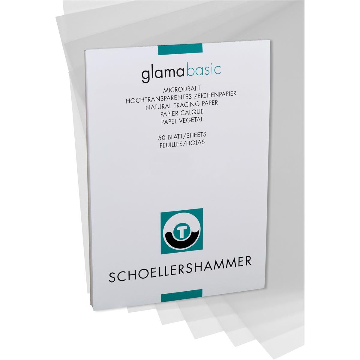 Schoellershammer - Glama transparentes Papier, A3, 110 g/m², 50 Blechblock