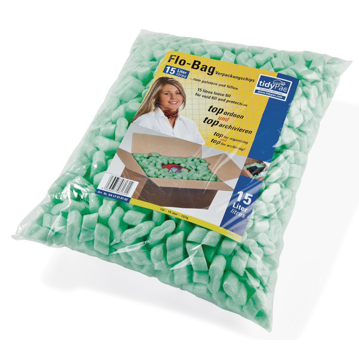 Tidypac -   isomovulling, groen, pak van 15 liter