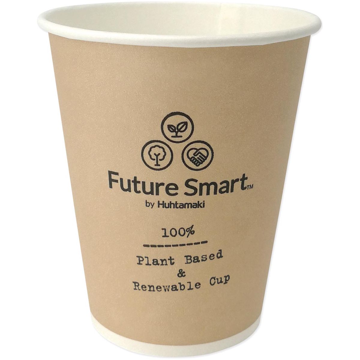 Brandless - Trinkbecher Future Smart, von Pappe, 150 ml, Packung mit 100 Teilen