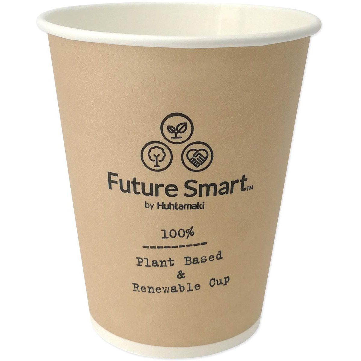 Klika - Vaso Future Smart, de cartón, 150 ml, paquete de 100 unidades