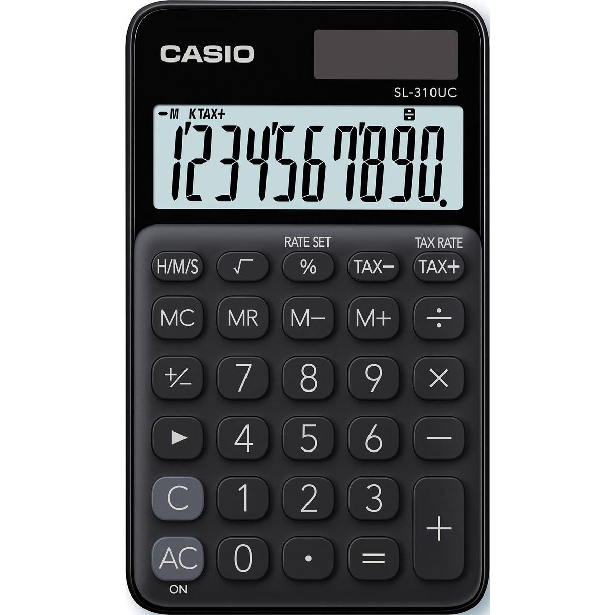 Casio - calculadora de bolsillo SL-310UC, negra