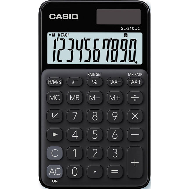 Casio -  zakrekenmachine SL-310UC, zwart