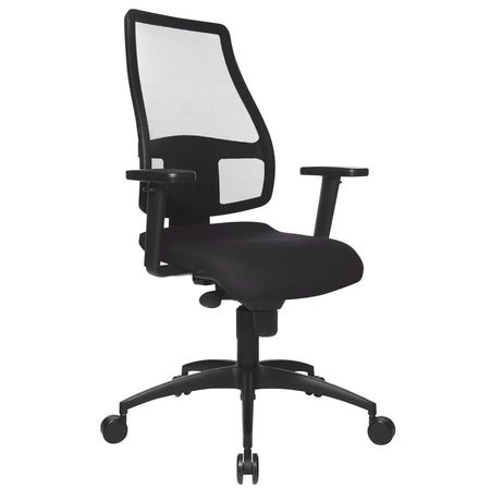 Topstar - Sedia da ufficio Top Synchro Net, nera