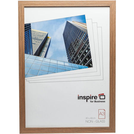 The Photo Album Company - Hampton photo frame Sorbonne, in 2 cm MDF, oak effect, A3