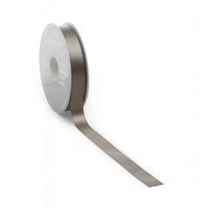 Satin ribbon PREMIUM Double face 25mm x 25 meters taupe