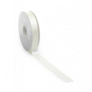 Satin ribbon PREMIUM Double face 16mm x 25 meters cream / ivory