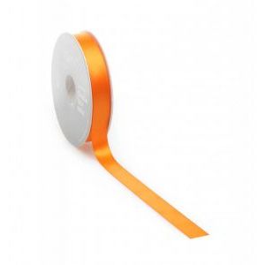 Satinband PREMIUM Double Face 25 mm x 25 Meter orange