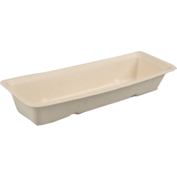 Snackbak Suikerrietpulp A14 190x118x36mm 50 stuks