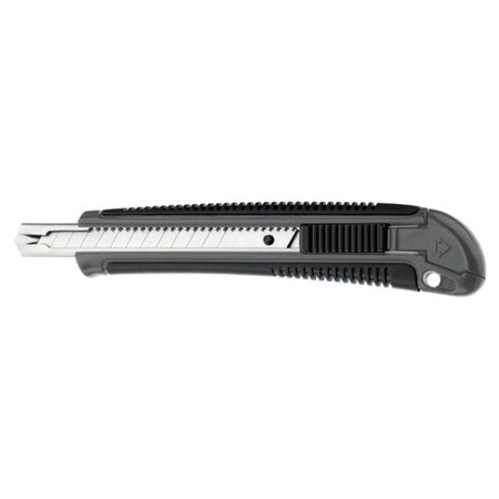 Snijmes Westcott professional 9mm met schuifsluiting grijs/zwart | 24 stuks