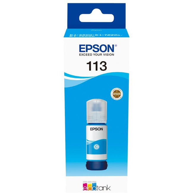 Epson - Recarga de tinta 113 EcoTank azul