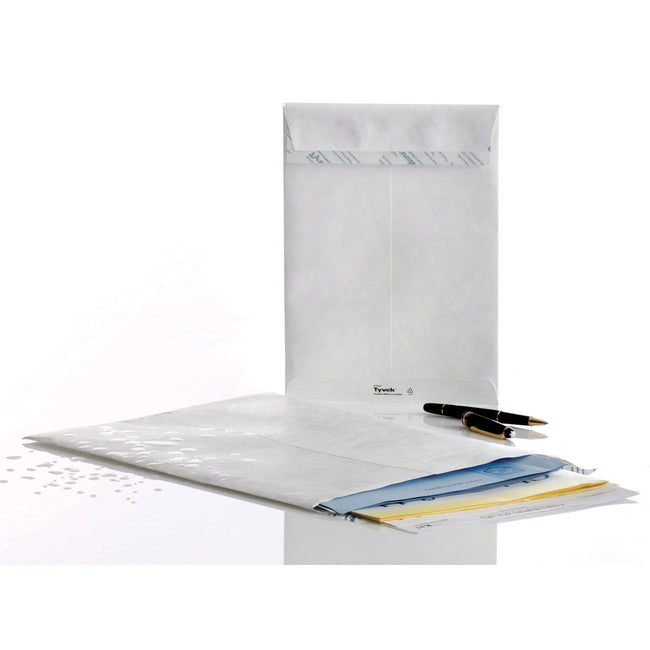 Tyvek - Umschläge ft 162 x 229 mm, Karton mit 100 Stück