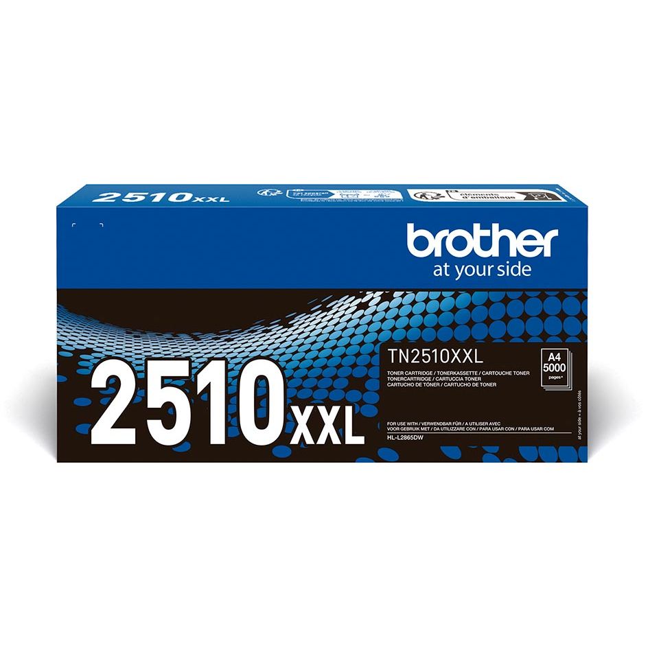 Brother -  toner, 5.000 pagina's, OEM TN-2510XXL, zwart