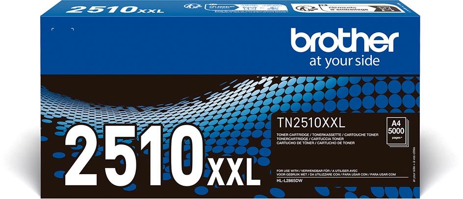 Brother - toner, 5.000 pagina's, OEM TN-2510XXL, zwart