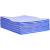 Zonder merk -  Universele poetsdoek, 1/4 vouw, ft 30 x 33 cm, blauw, doos van 150 stuks, boîte de 150 pièces