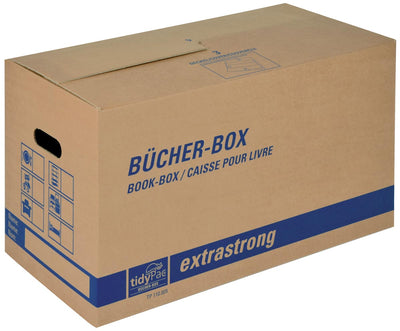 Tidypac - book box, ft 56 x 29.3 x 33 cm, brown