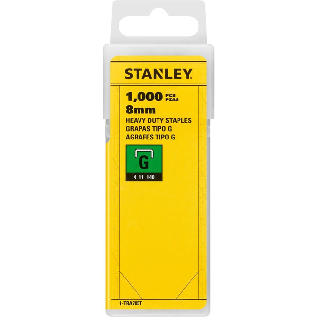 Stanley - nietjes type G, 8 mm, doos van 1.000 nietjes