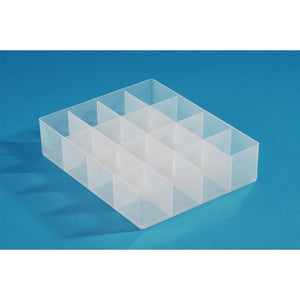 Really Useful Box -  Box, divider met 16 vakjes, transparant