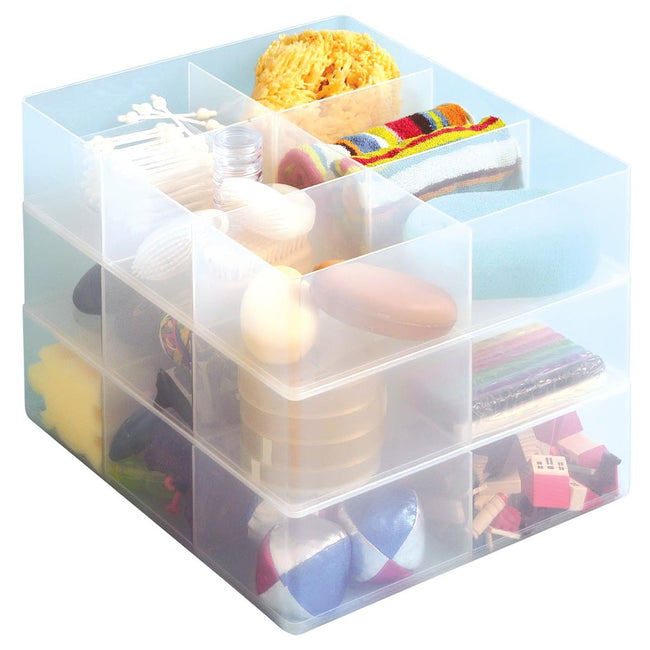 Really Useful Box - Box, office divider with 6 compartments, transparent