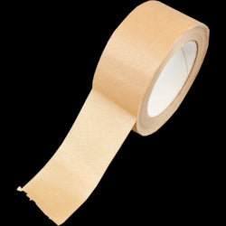 Tape - 48mm x 50mtr PAPIER bruin per stuk