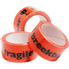 Cinta - 50mmx66mtr naranja 'Fragile Fragile' por pieza | 6 piezas