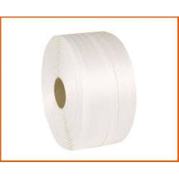 Klika -  Polyesterband (textielband) 16 mm x 850 meter wit