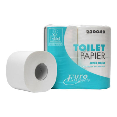 Klika - Papel higiénico celulosa 2 capas 400 hojas 40 rollos