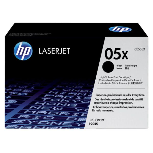 HP 05X originele high-capacity zwarte LaserJet tonercartridge