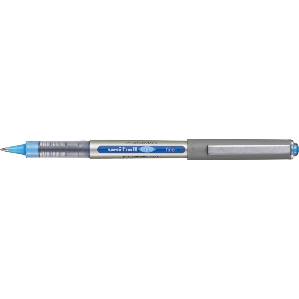 Uni-ball - Eye Fine roller Eco, largeur d'écriture 0,5 mm, turquoise