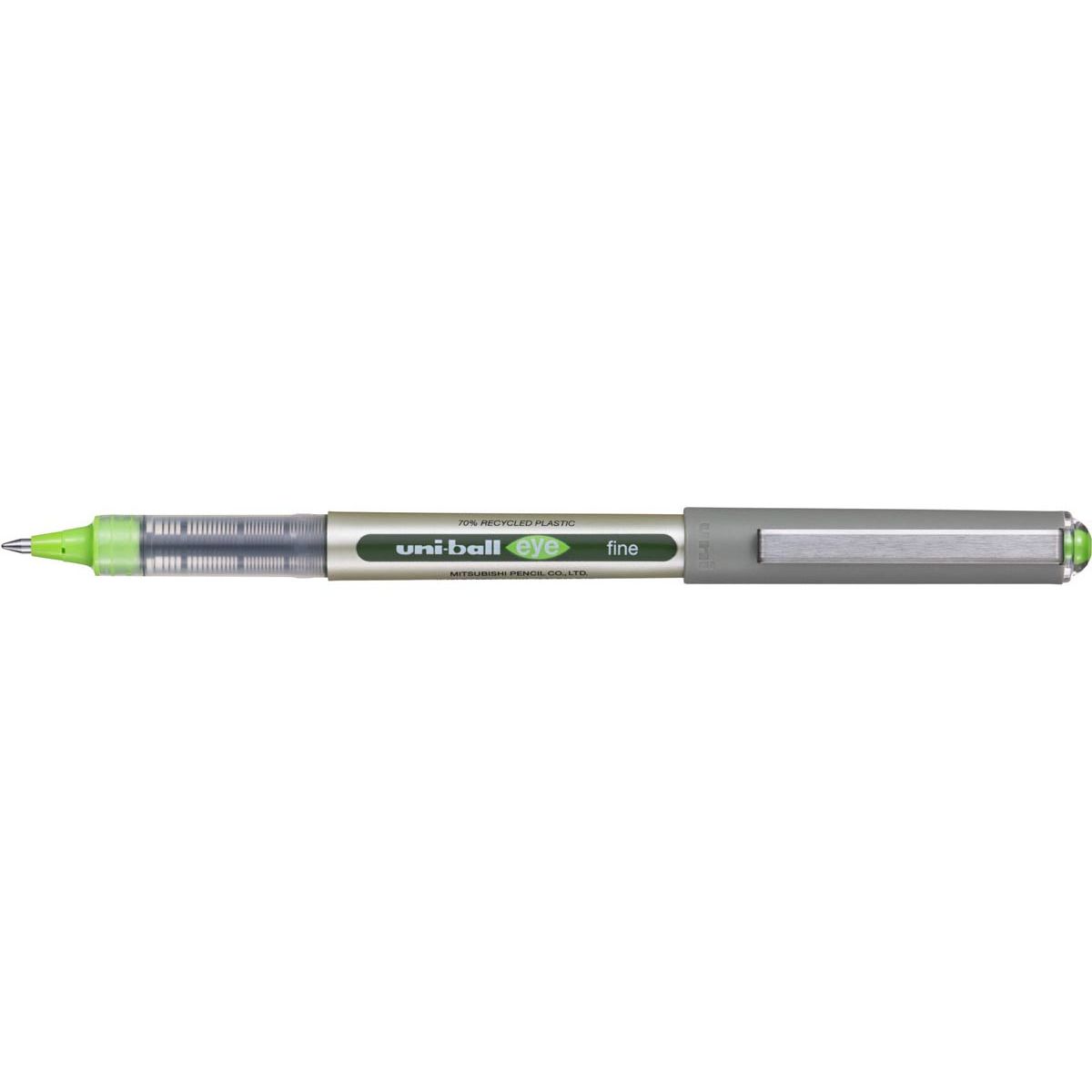 Uni-ball - Eye Fine roller Eco, largeur d'écriture 0,5 mm, vert clair